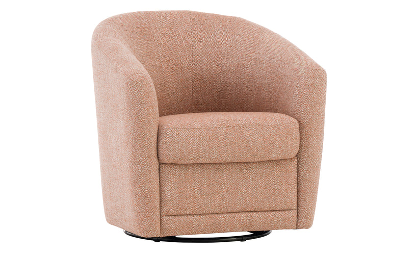 Giada Red Swivel Chair